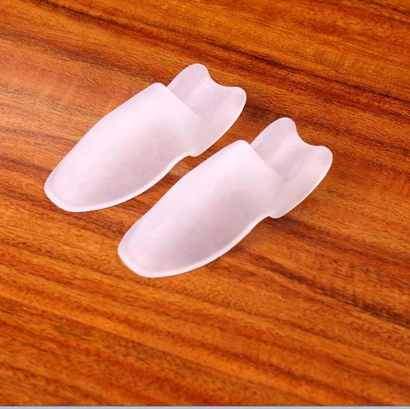 Protetor de dedo do pé /par gel silicone joanete grande espalhador de dedo do pé hálux valgus guarda almofada para cuidados com os pés