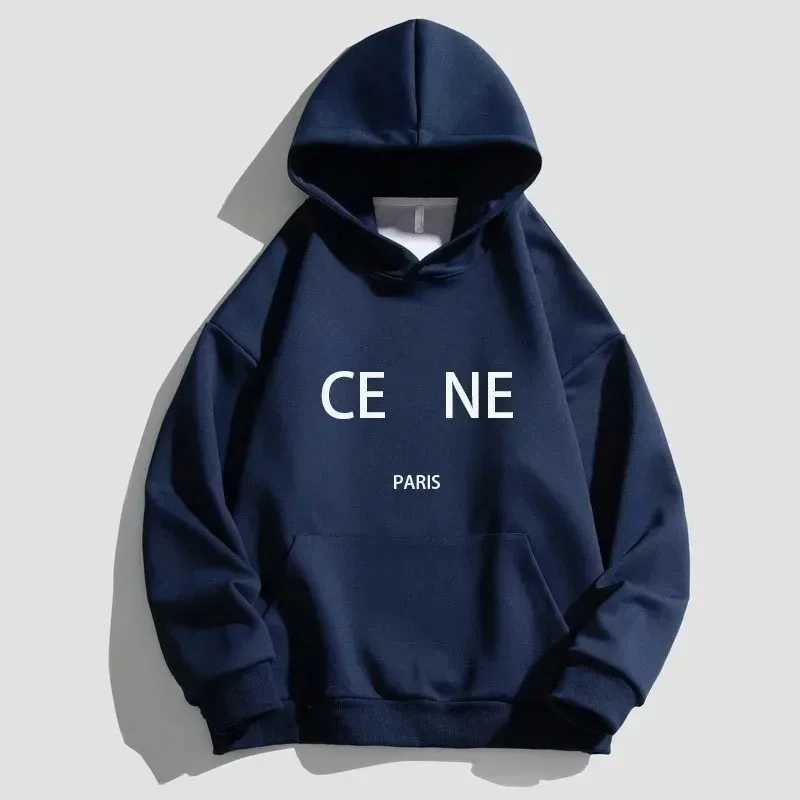 Men's Hoodies Sweatshirts Brand Fashion Letter Print Women Hoodies 100% Cotton Autumn Winter Luxury Hooded Sweatshirts Streetwear Oversized Mens Clothing T240217