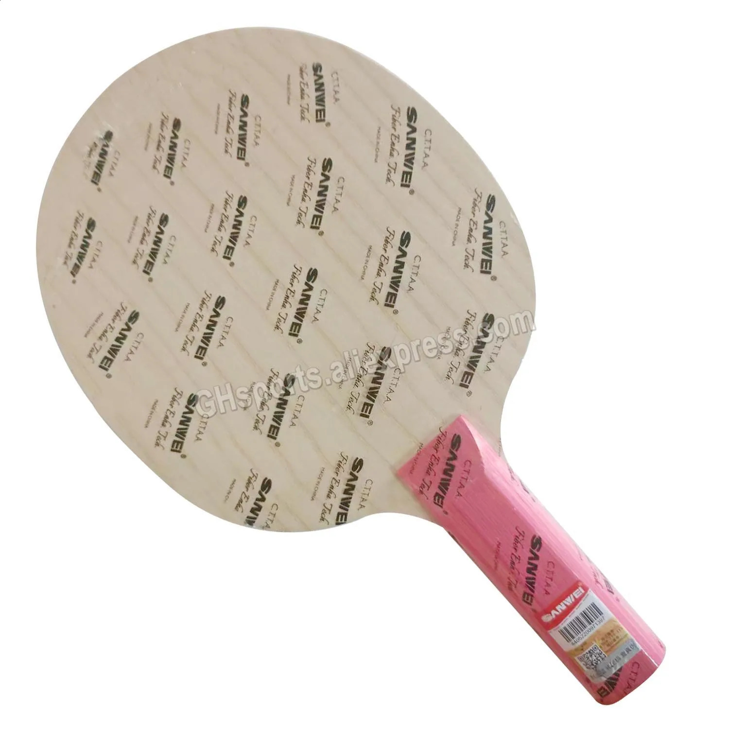 VERSIÓN SANWEI V5 PRO Hoja de tenis de mesa profesional 7 madera contrachapada bucle de ataque rápido APAGADO sanwei raqueta de ping pong bat paddle 240131