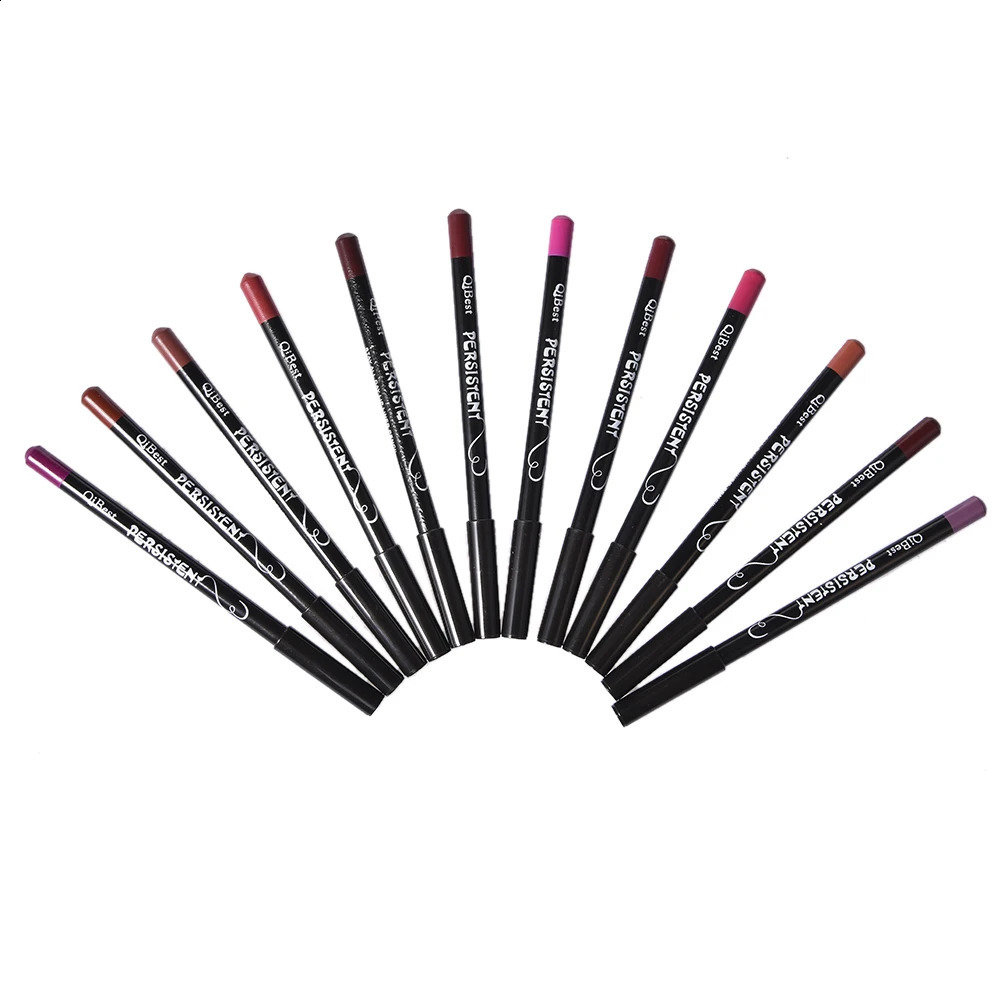 Set Waterproof Lip Liner Pencil Brand Professional Långvarig fuktgivande lipliner Läppar Makeup Tools for Women 240123