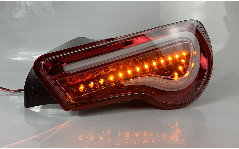 LED-svängsignalslampan för Toyota GT86 CAR TAILLight 2013-2019 Subaru Brz FT86 Bakre broms Omvänd ljusbiltillbehör