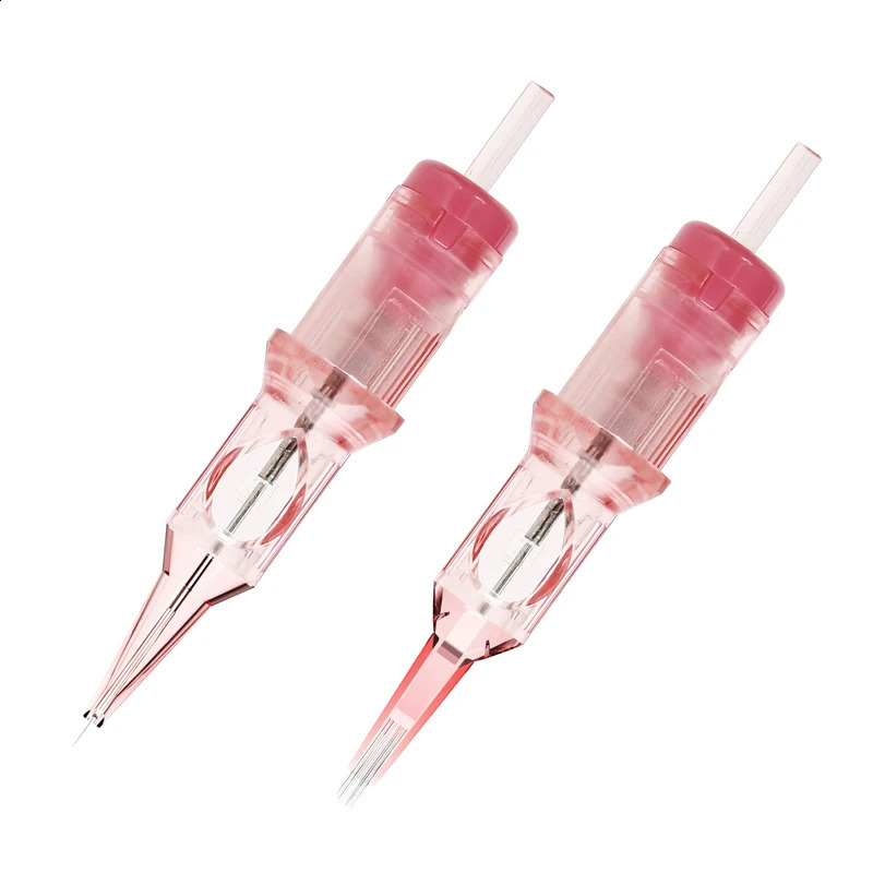 Premiumkvalitet Pink Viper PMU Tattoo Cartridge Needle Super Sharp Hållbar konsekvent 20st/låda Permanent Makeup Car 240122