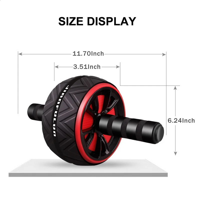 No Noise Abdominal Wheel Stretch Trainer For Arm Waist Leg Exercise Gym Fitness Equipment 240123