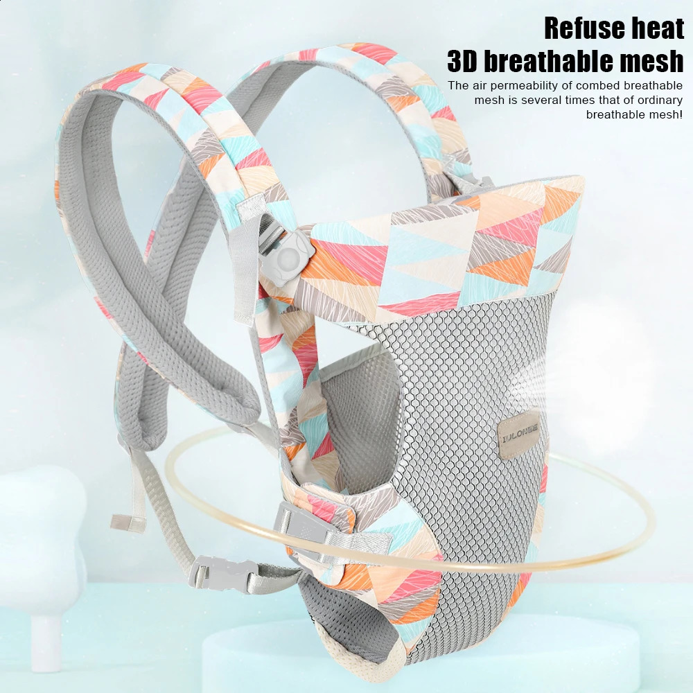 Infant Baby Holder Bag 360 Ergonomic Breathable for Daddy Saddle Mother Kids Cool Carriage Hands Free borns Products 240131
