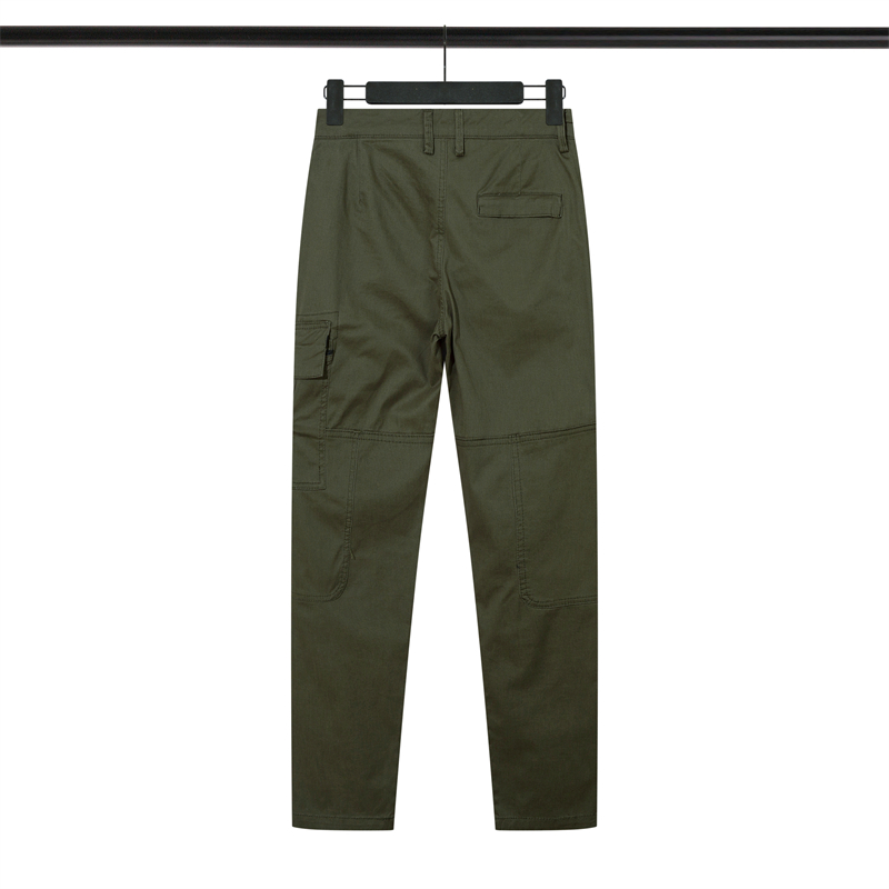 23 Pantaloni cargo elastici con tasca con cerniera in pietra di design nuovo autunno Pantaloni casual da uomo di fascia alta30-36