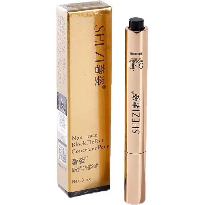 SHE ZI Foundation Vloeibare Dark Eye Circle Concealer Pen Spot Acne Perfecte Huidverzorging Schoonheid Concealer 3.5g 240129