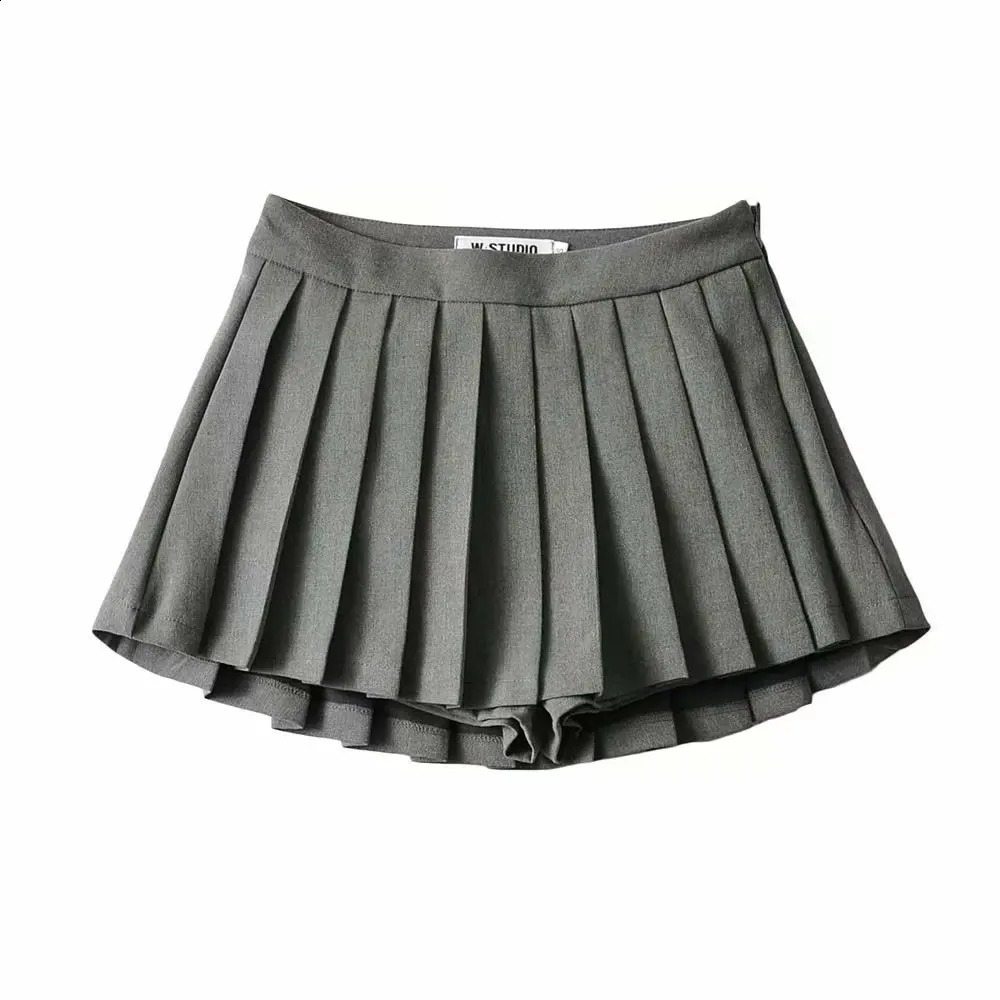 Été taille haute jupes femmes Sexy Mini jupes Vintage jupe plissée coréen Tennis jupes courtes blanc noir 240202