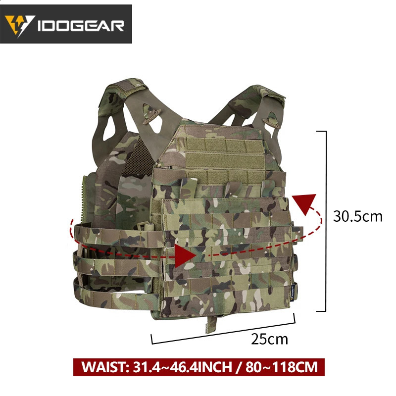 Idogear Tactical JPC 2 Vest Armor Jumper Plate JPC 2.0 Militär armé Molle Hunting Paintball Plate 3312 240118