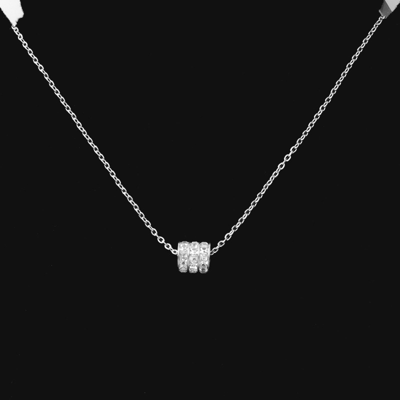 ketting Kleine taille ketting keramische hanger designer sieraden ketting ingelegde diamant mode-sieraden ketting voor man voor vrouw luxe ketting