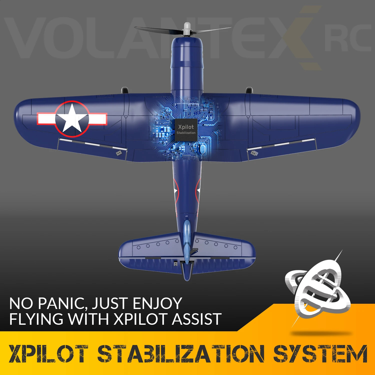 F4U RC Plane 2.4GHz 4ch 400mm Wingspan One-Imke Aerobatic RTF Remote Aircroft Aircraft Toys For Children 240118