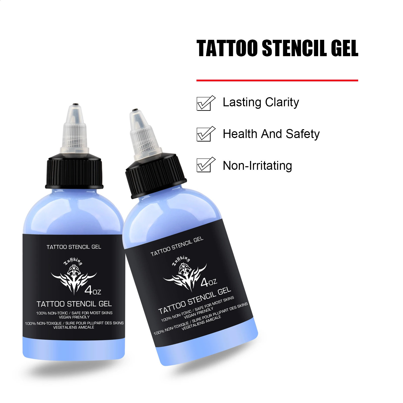 30ML120ML Stencil tatuaggi professionale Gel magico Copiatrice termica Trasferimento Roba Soluzione Set di inchiostri crema 240202