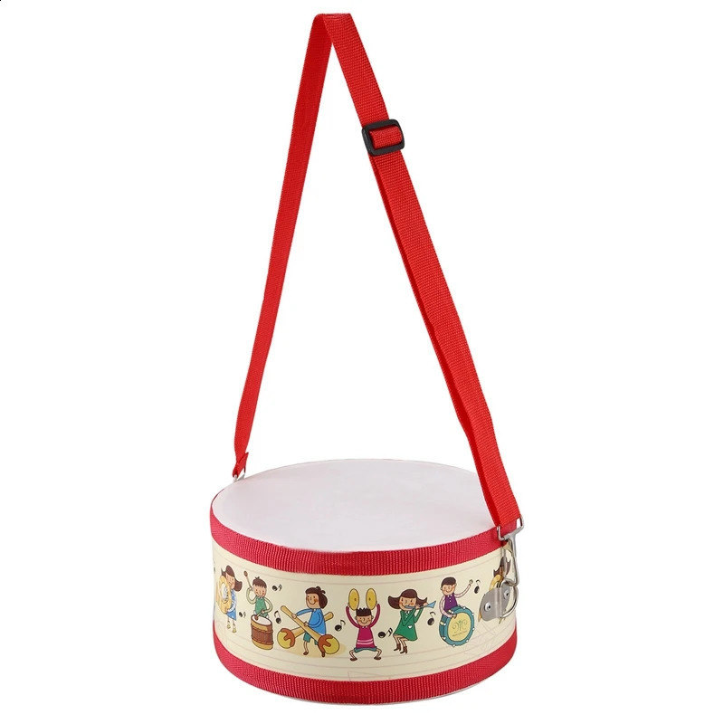 Tambour en bois pour enfants, Instrument de musique éducatif précoce, jouets pour bébés, battre la main, 240131