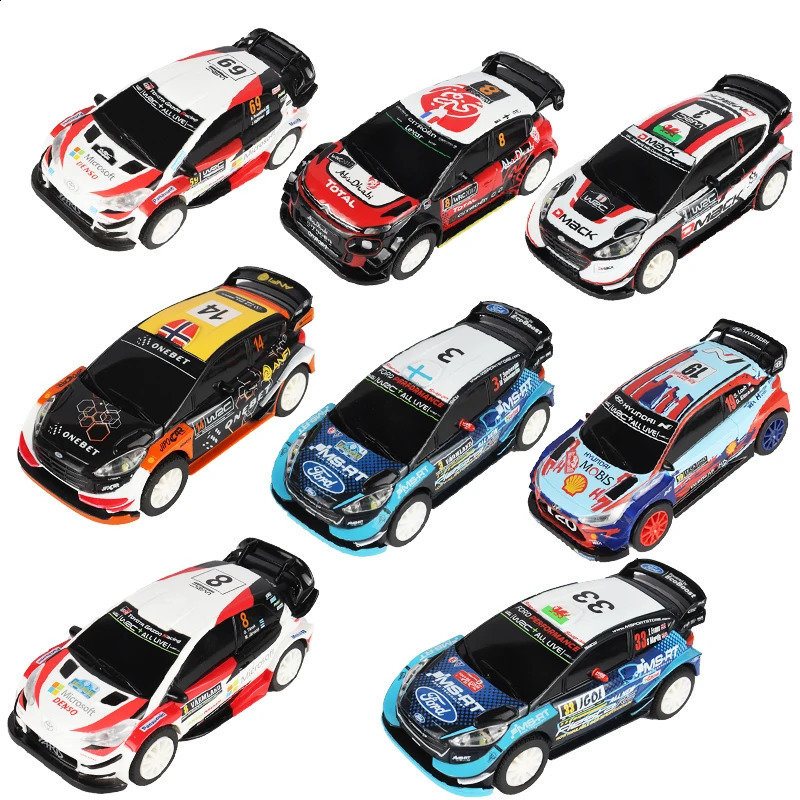 Slot Car 143 Scale Set Elektro-Rennstrecke Rallye-Auto-Spielzeug für SCX Compact Go Ninco Scalextric 240131