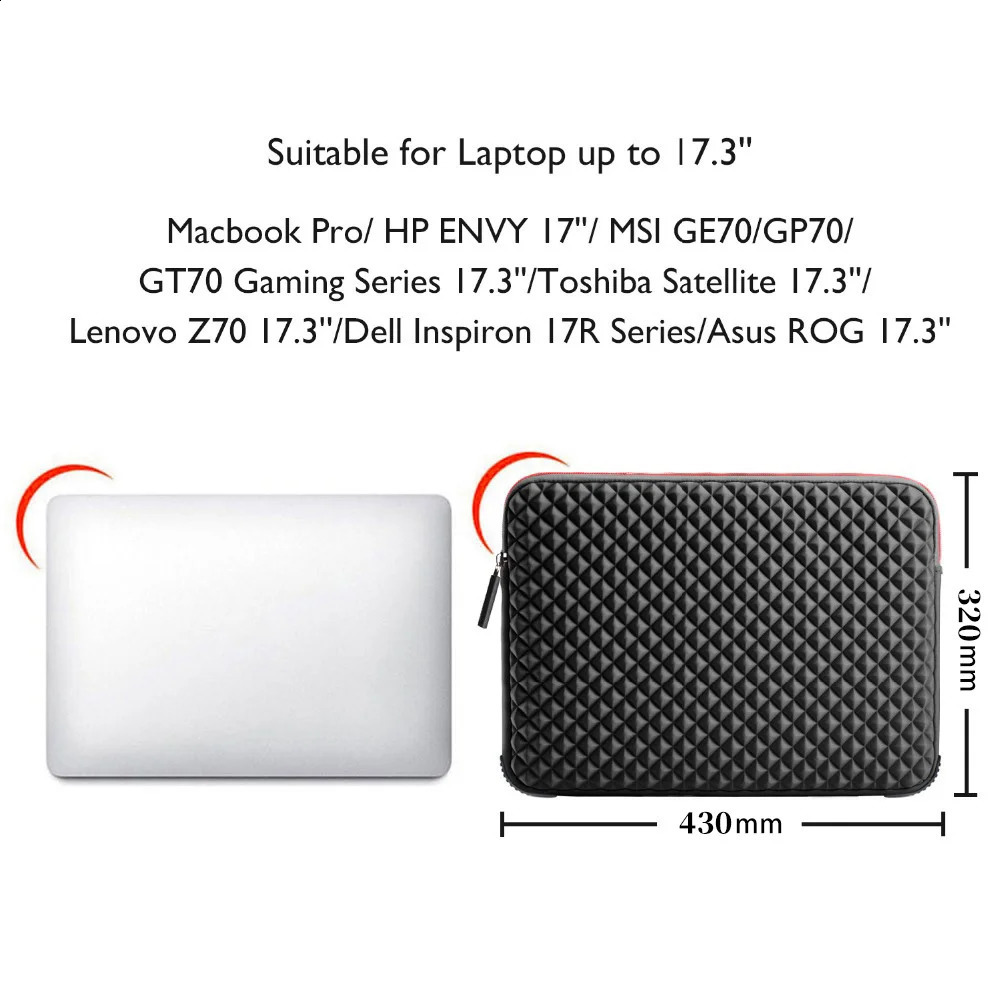 173 inch Laptop Bag Case for Pro 17 Waterproof Laptop Sleeve for Macbook Pro 17 Case Computer Notebook Bag 173 240119