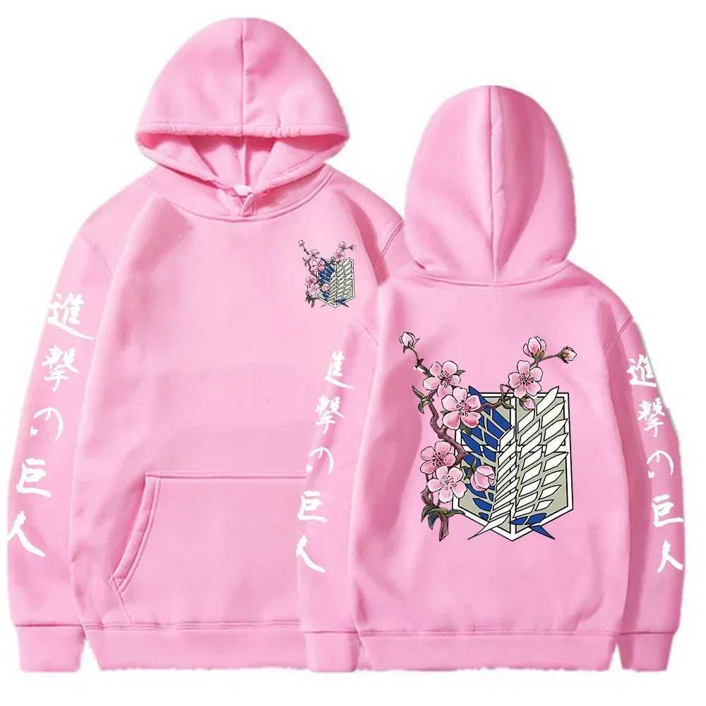 Sweats à capuche pour hommes Sweatshirts Japonais Anime Attack on Titan Sweats à capuche Pulls Graphique Survêtement Femmes Sweat Hommes Sweat à capuche Enfants Garçons Vêtements Manteau T240217