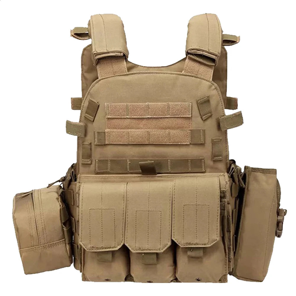 Waterproof Hunting Tactical Vest 600D Nylon Military tactical vest Durable Plate Vest Chest Rig Airsoft Equipments 240118