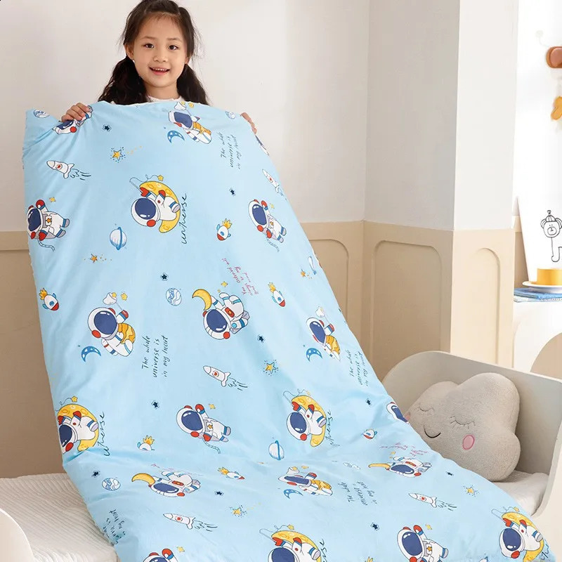 Edredón de algodón de 120x150cm para bebé, manta Doudou para bebé, edredón cálido de invierno para niños, ropa de cama gruesa para niños, artículo 240127