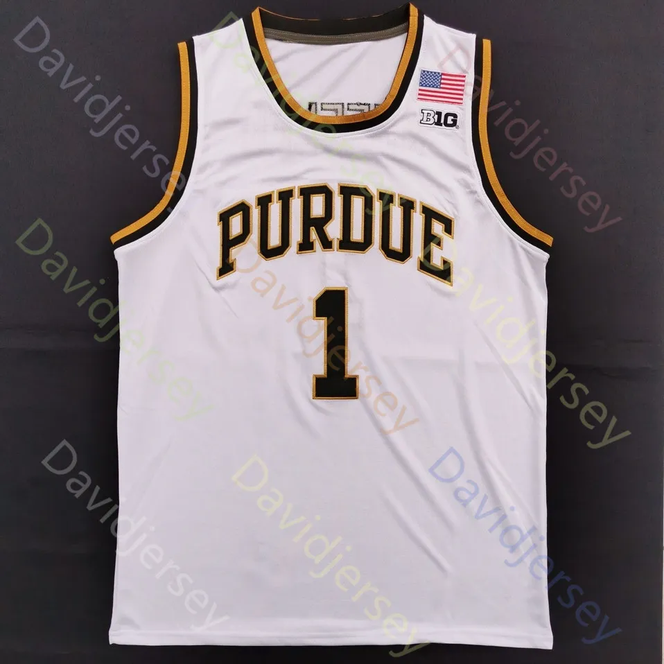 Purdue Boilermakers Basketball Jersey NCAA College Zach Edey Braden Smith Fletcher Loyer Lance Jones Trey Kaufman-Renn Mason Gillis Robinson Ivey Morton