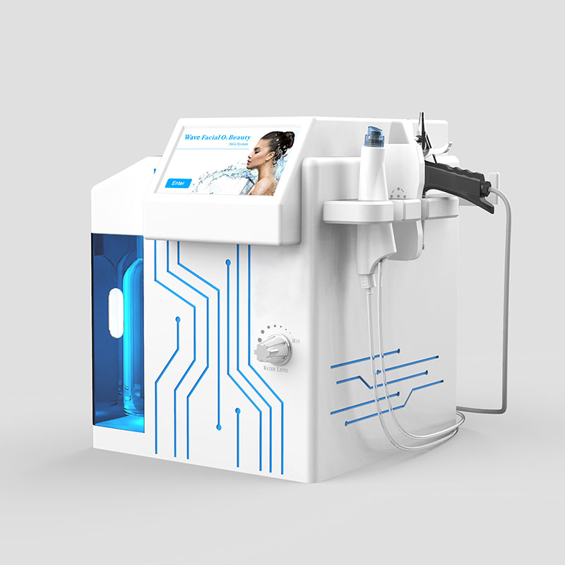 Портативный спрей для лица с кристаллами кожи Hydra, пилинг для микродермабразии 4 в 1 со светодиодной маской, кислородная машина для алмазной микродермабразии для лица