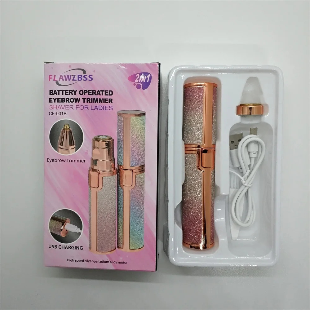 Przenośne 2 na 1 elektryczny do usuwania włosów ładowalny lady golarka golarka shaper noga pachna bikini trimmer epilator 240124