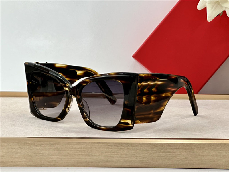 Novo design de moda óculos de sol de acetato M119 grande armação de olho de gato estilo simples e elegante versátil ao ar livre óculos de proteção uv400