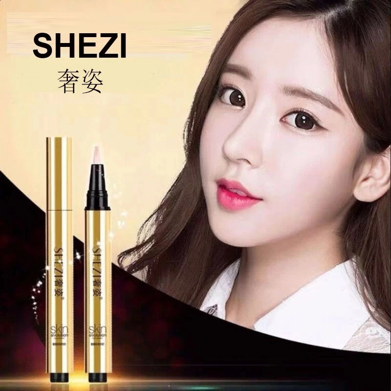 SHE ZI Foundation Vloeibare Dark Eye Circle Concealer Pen Spot Acne Perfecte Huidverzorging Schoonheid Concealer 3.5g 240129