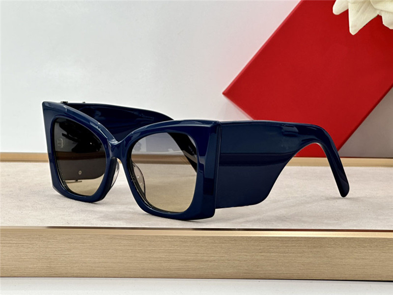 Nieuwe mode-design acetaat zonnebril M119 groot kattenoogframe, eenvoudige en elegante stijl, veelzijdige outdoor UV400-beschermingsbril