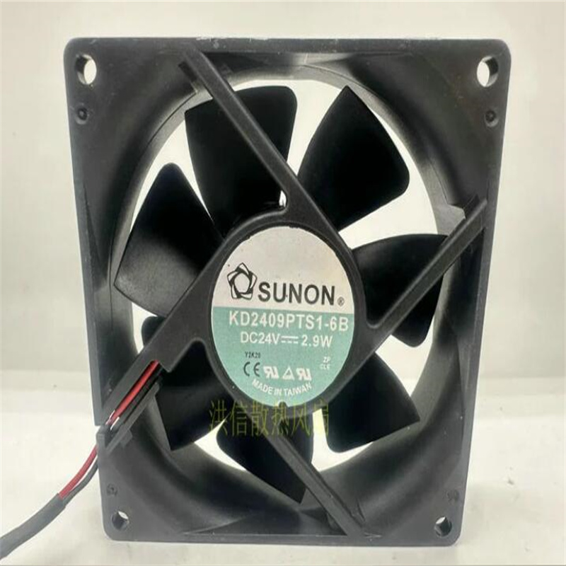 SUNON 9025 KD2409PTS1-6B DC24V 2,9 Вт инверторный охлаждающий вентилятор