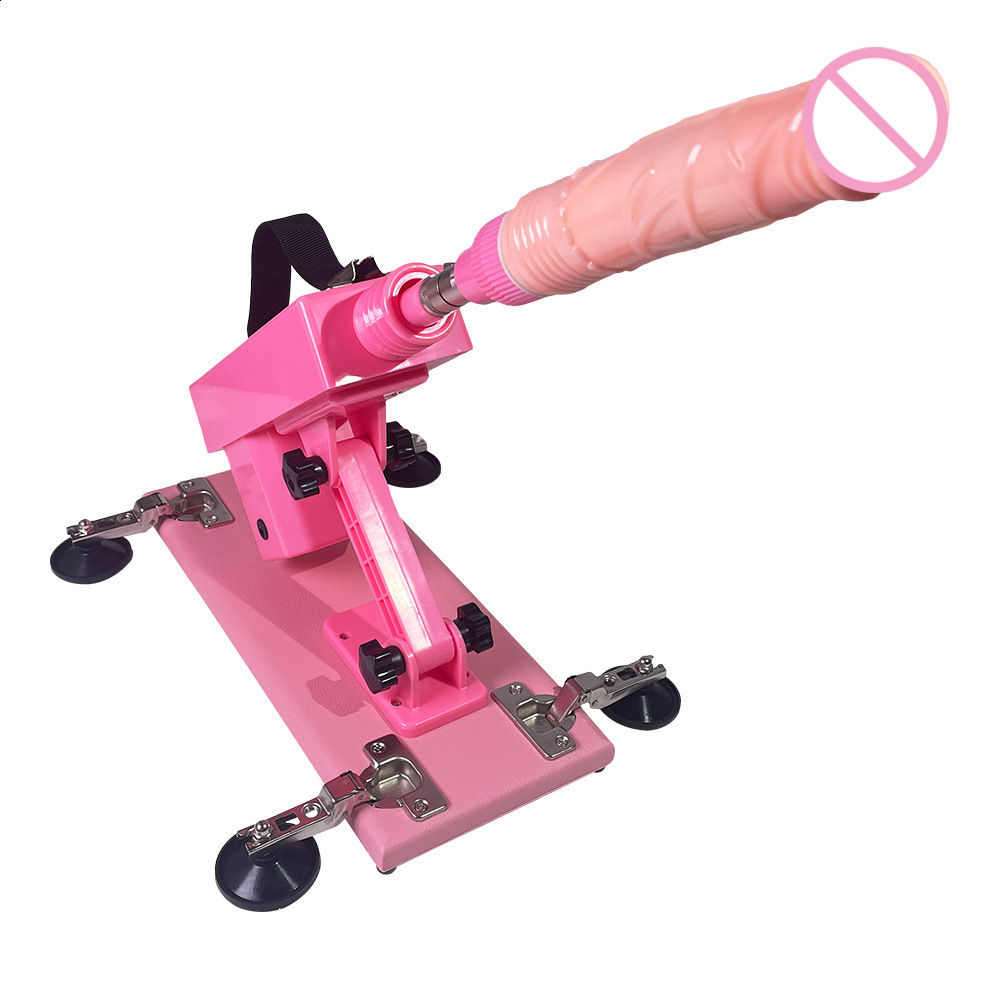 Vibratorer Rough Beast Automatic Sex Machine med stor svart dildo för kvinnor älskar onani Pumping Gun Par Men Toys 230307