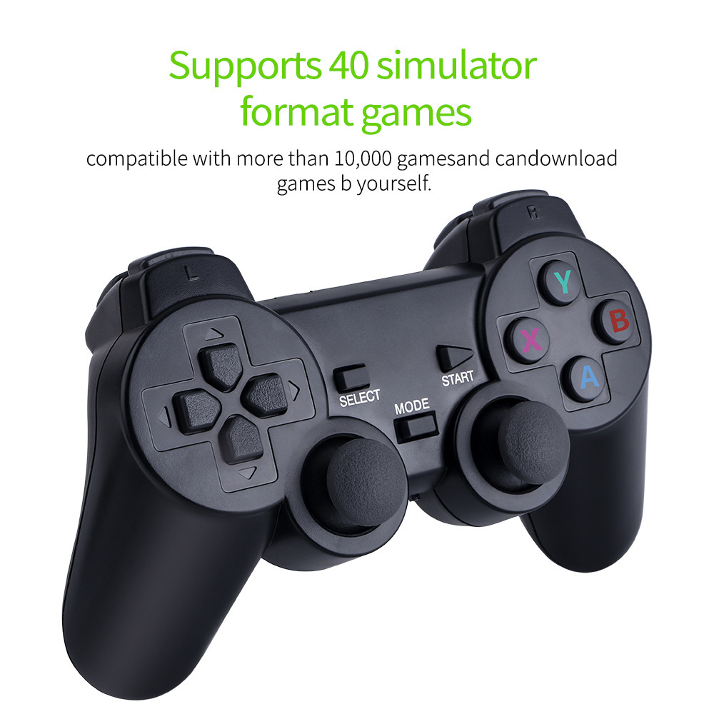 M8 TV-Videospielkonsole, 2,4 G, doppelter kabelloser Controller, Game Stick, 4K, 128 G, 40.000 Spiele, 64 G, 20.000 Spiele, 32 GB, 10.000 Spiele, Retro-Spiele für PS1/GBA, Junge, Weihnachtsgeschenk