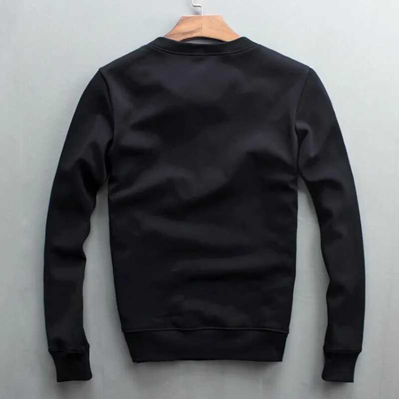 Herrtröjor tröjor 2023 Casual Brand Winter Man Pullover Sweatshirt Designer Rhinestone Hot Sale Hoddy Drop Shipping T240217