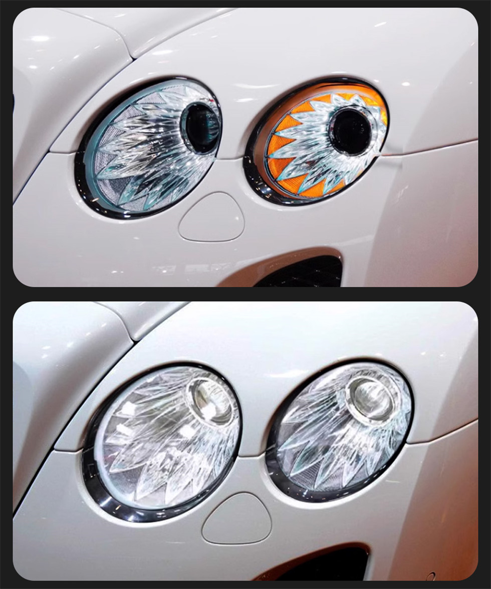 Auto för Bentley Continental LED-strålkastare 2004-2012 LED-strålkastare Flying Spur DRL Signal Projector Lens Lights