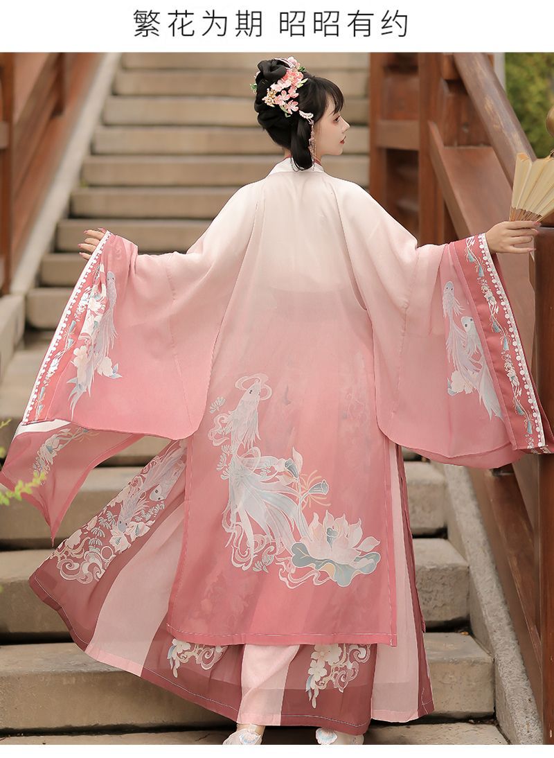 Женский комплект Hanfu, шикарное платье феи с вышивкой, костюмы для косплея, наряд принцессы в древнем восточном стиле