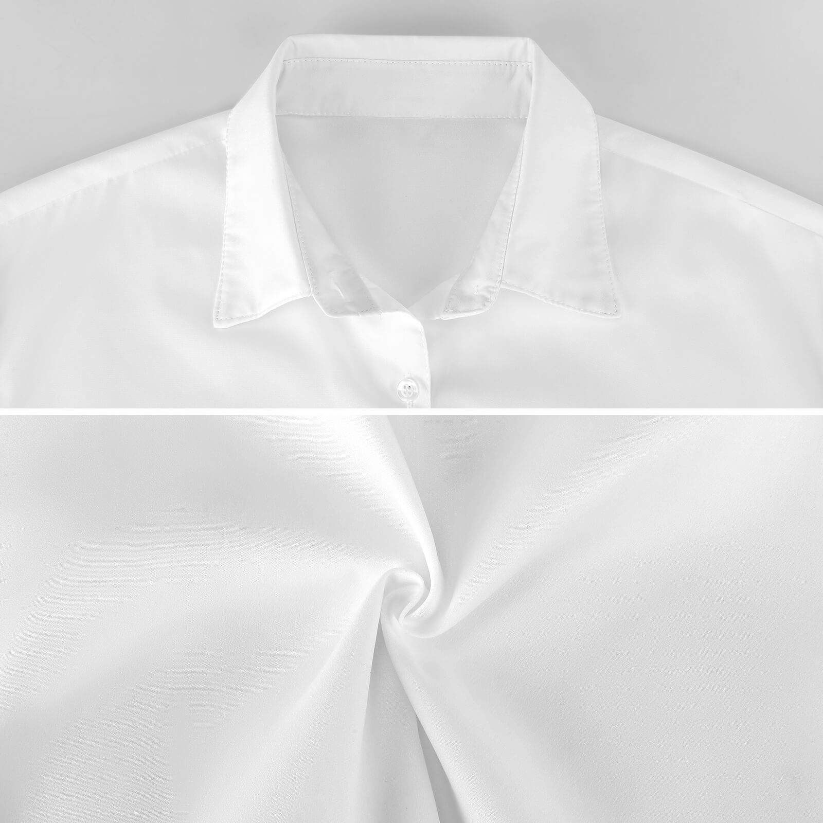 Chemise à manches longues personnalisée pour femmes, motif de transfert de chaleur haute définition, mode décontractée, haut assorti pour femmes, confortable, doux, vrai velours 208g blanc