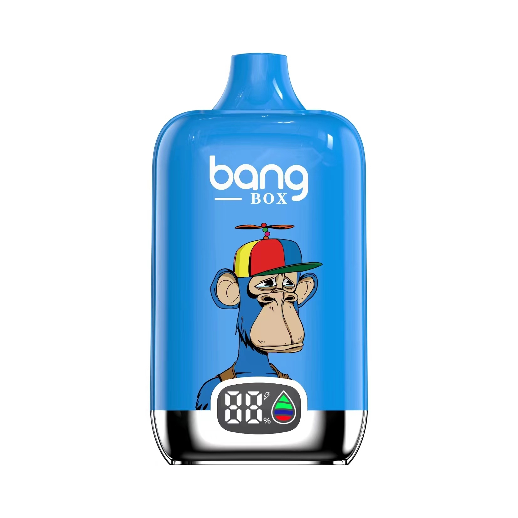 Originale BANG BOX 15K Puff Stick monouso Vape Design Bellissimo schermo precaricato 650mAh ricaricabile 25ml Display elettronico 12 gusti Nuova custodia penna a spirale in rete