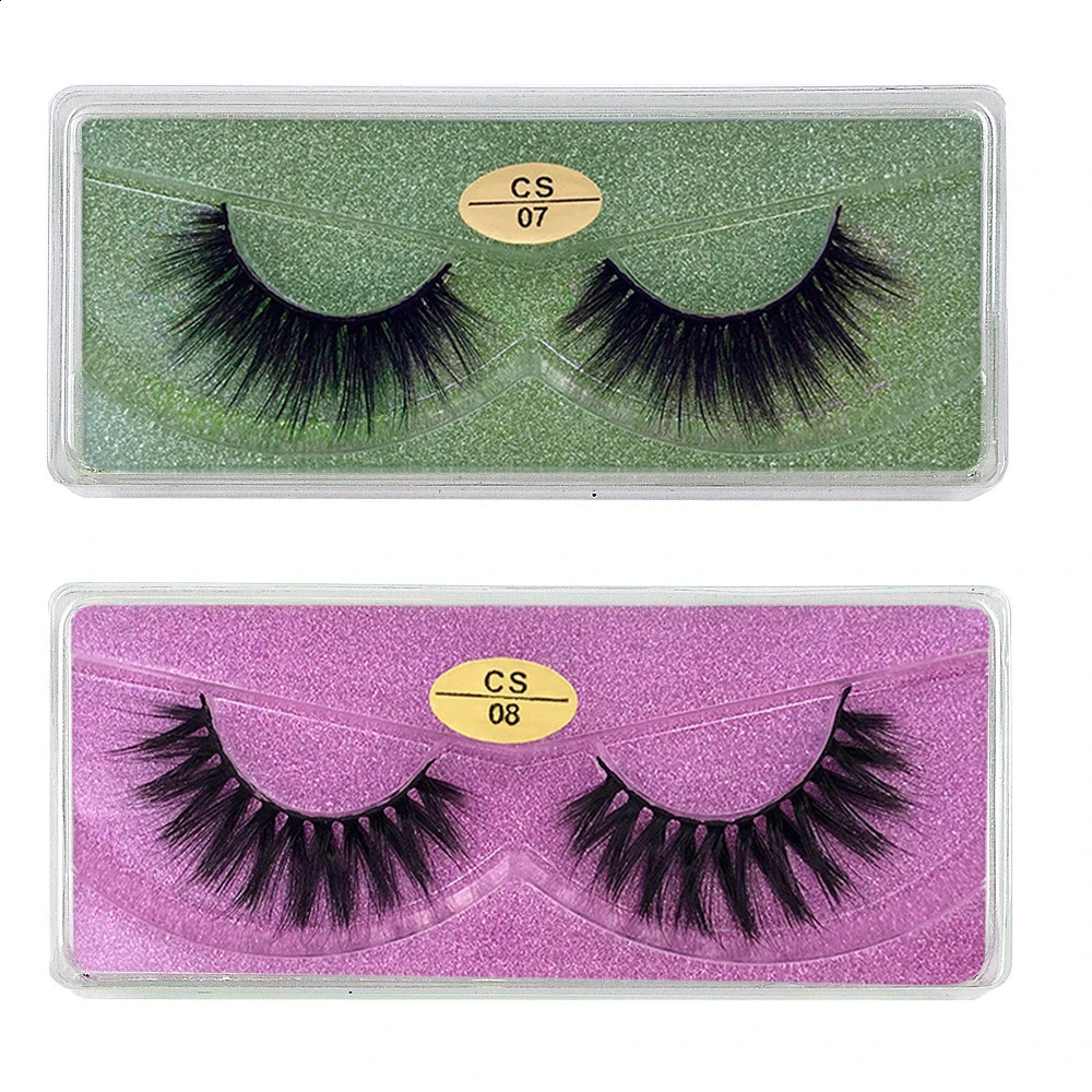 10 par 3D -fluffiga Mink Eyelashes Wholesale Makeup Mink False Eyelashes Mjuka naturliga tjocka falska ögonfransar 3D -ögonlock Batch 240220