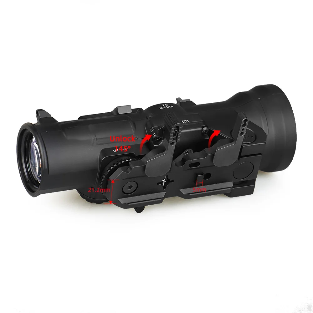 Specter Dr Dual Role 1.5x/6x 7.62 Optical Sight Machine Optics Riflescope för utomhusjakt