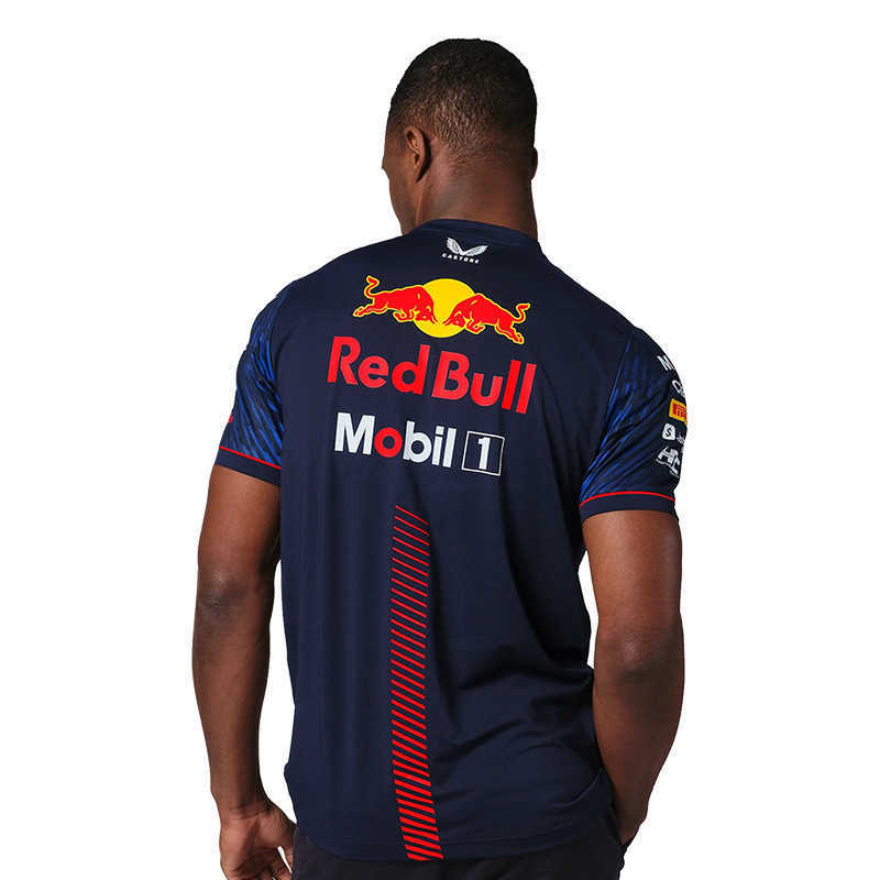 Men's T-Shirts F1 Racing Suit T-shirt 2024 New Racing Team Short sleeved Round Neck Shirt Mens Vesta Speed Dried Shirt KLOA