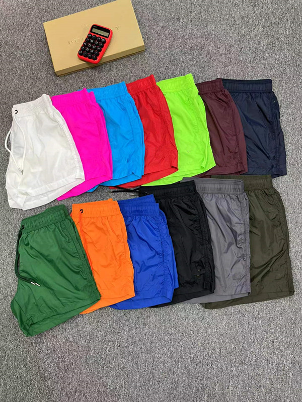 Multicolour 2024 Summer Beach Men's Shorts Facia Cotton Cotton Cotton Heaved Skinny Lightweight Man's Pants YDS004