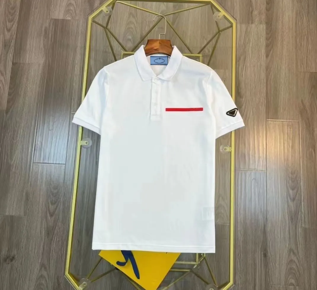 Mens Designer polo shirt men`s Polos t shirt tees high-end Polo fashion Cotton man Tops Tees Woman Tshirts Luxury Casual couple Clothes Asian size M-3XL