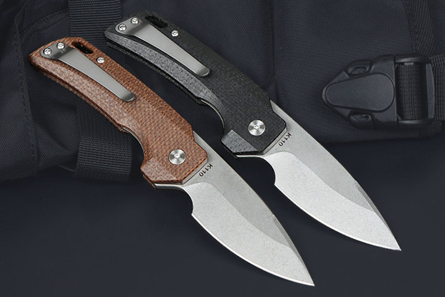 Najwyższa jakość M6725 Outdoor Survival Solding Nóż 14C28N Kamienne pranie z kroplą Punkt Blade Micarta z stali nierdzewnej noża kulowa EDC Kieszeczki kieszonkowe