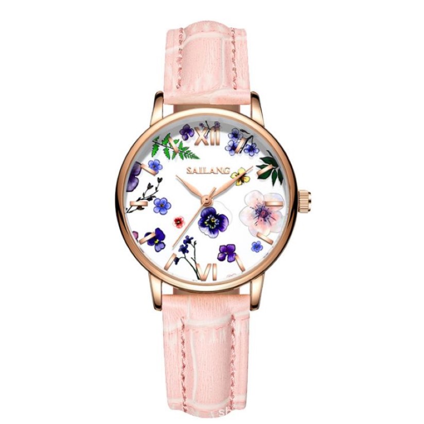 Cintura in pelle cwp Orologi da donna Studentesse Vita Orologio al quarzo impermeabile Luce Moda di lusso Fan Goddes Exquisite Ladies Wris3455