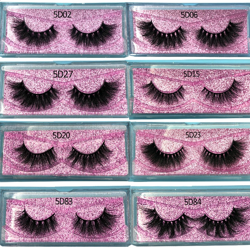 Buzzme 5d mink lash varar makeup frans naturlig dramatisk volym frans förlängd tjocklek 3d falskt frans 240220