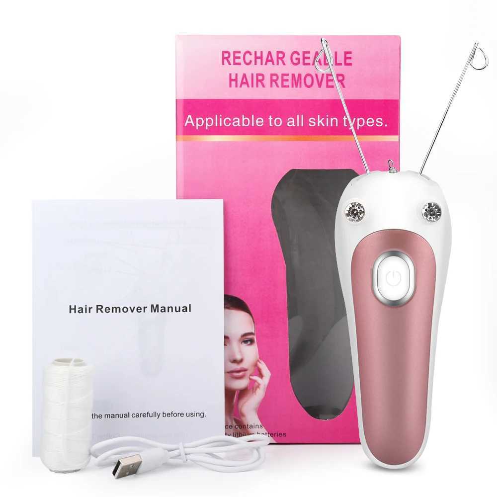 Epilator Women Electric Epilator Body Facial Hair Removal Defeatherer Cotton Thread Depilator Lady Shaver Face Hair Remover Beauty Tools d240424