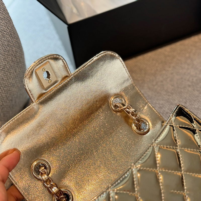 Guldpåse designer väskor kvinnor mode crossbody handväska axel ryggsäck berömt varumärke rese lyx klassisk casual affär shopping handväskor kedja plånbok