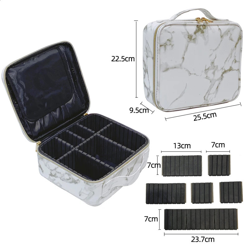 Beauty Brush Makeup Bag Travel Women Cosmetic Case Big Capacity Make Up Box Necessary Tools Storage Waterproof Cosmetic Bag 240220