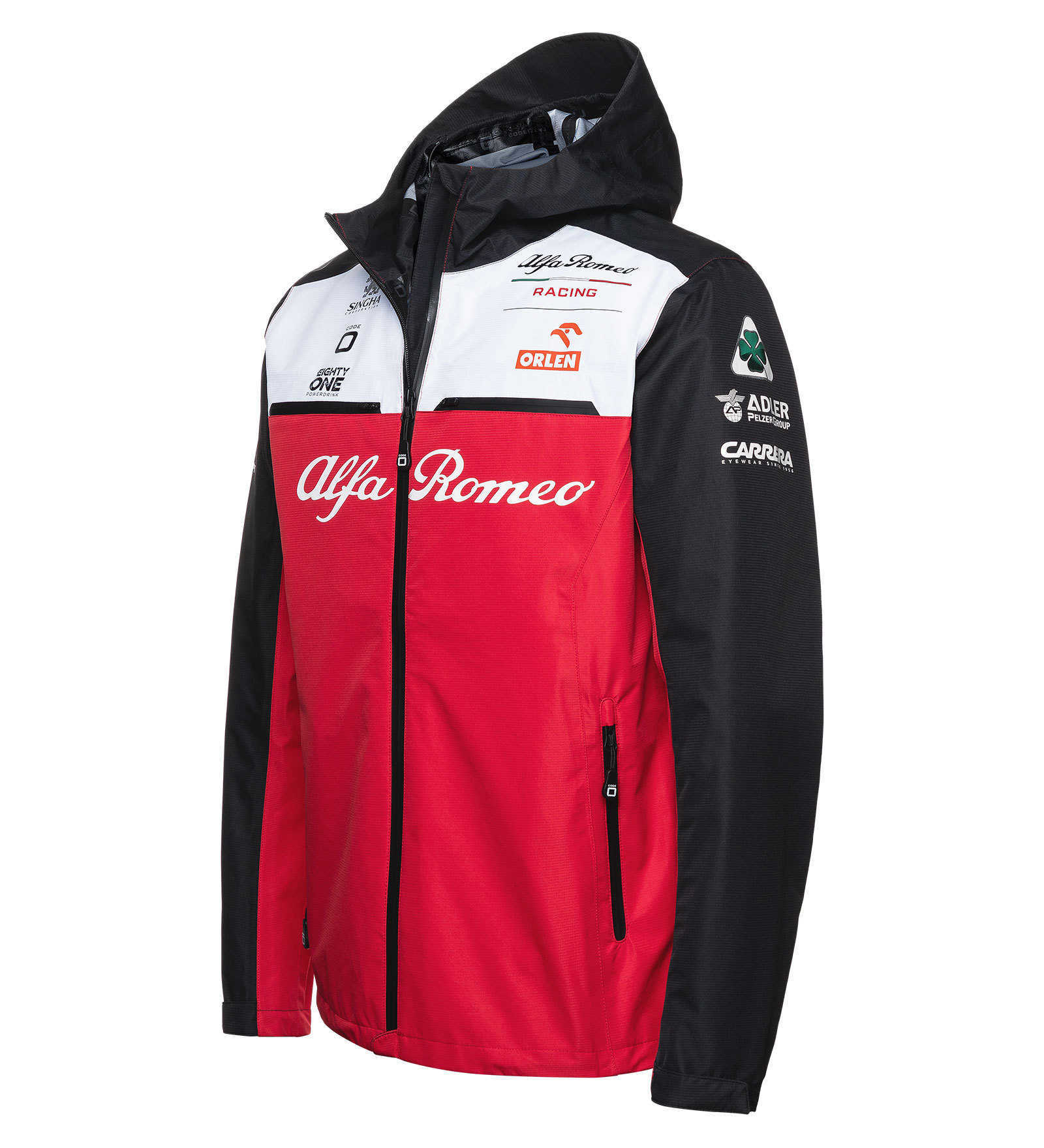 Camisetas para hombre Traje de carreras F1 Equipo Alfa Romeo Abrigo de otoño e invierno Gabardina Chaqueta Charge Coat Charge Elikkonen 8PFL