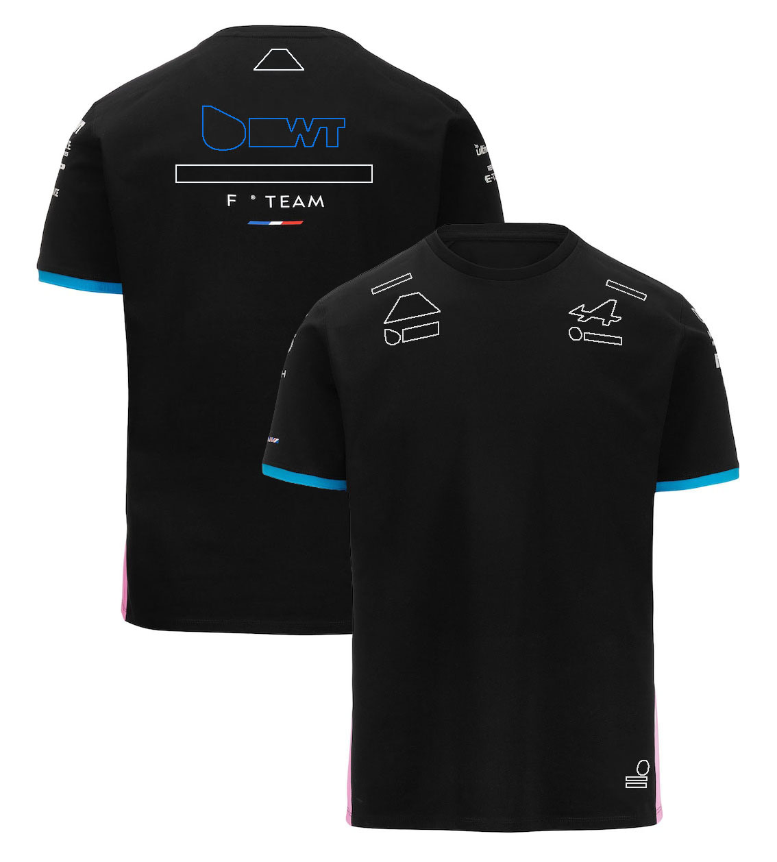 F1 Team 2024 T-shirt Formule 1 Nouvelle Saison Costume De Course Polo T-shirt Pilote Fans Jersey Hauts D'été T-shirt Noir Pour Hommes Grande Taille