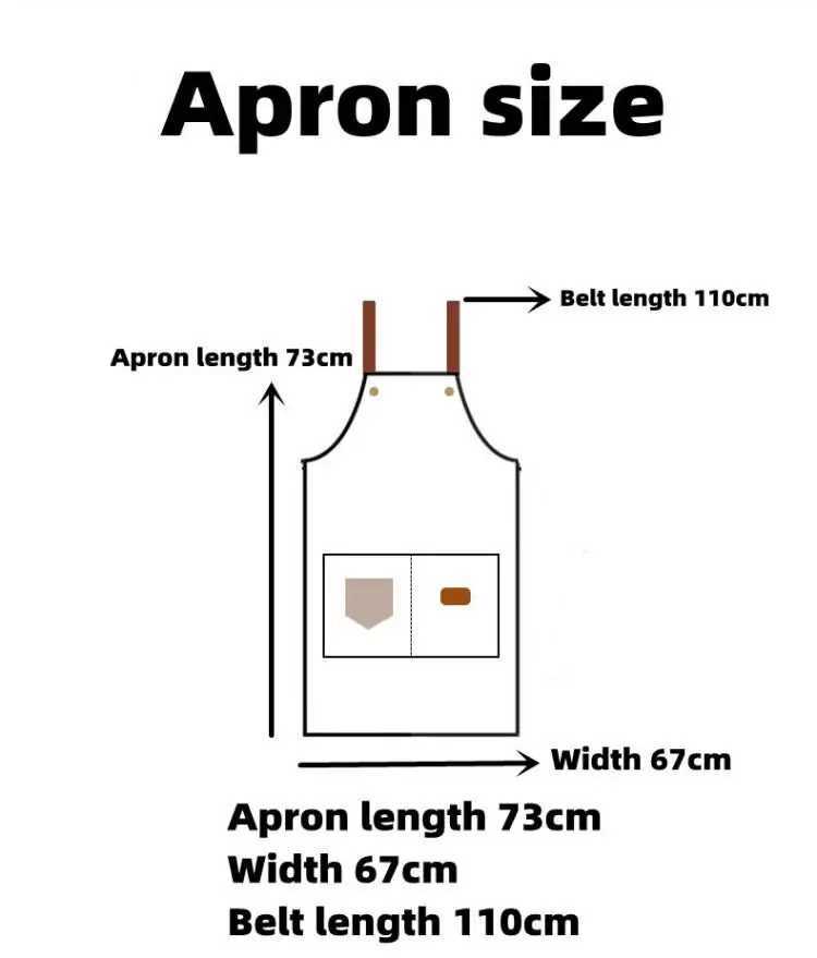 Фартуки Новые модные кухонные фартуки для женщин и мужчин, рабочий фартук для шеф-повара для гриля, ресторана, бара, кафе, салона красоты, студии ногтей, униформа