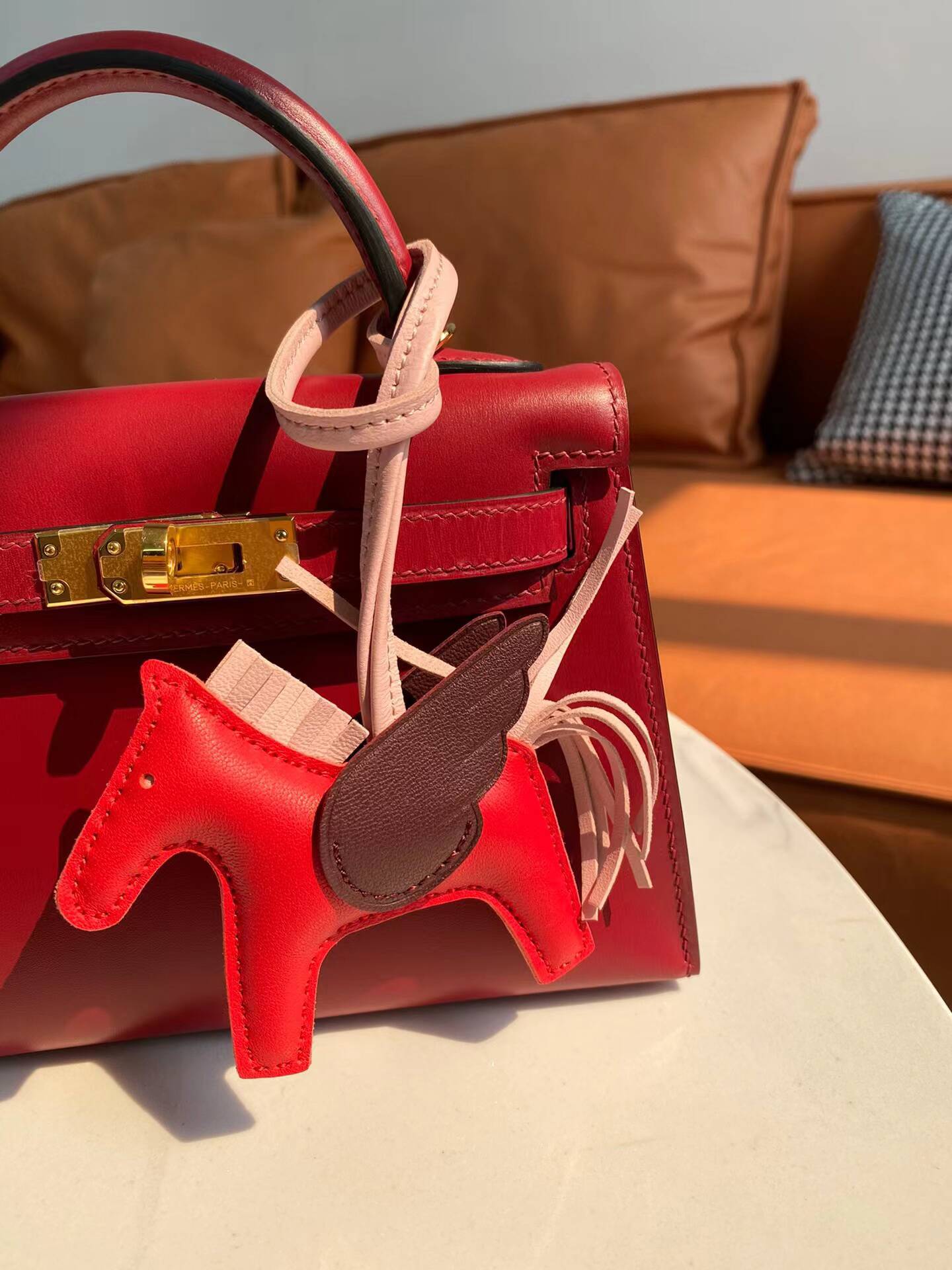 Dames Designer Crossbody mini-schoudertassen van topkwaliteit, luxe doosleer, gladde flappen met paardencharme en doos in vele kleuren